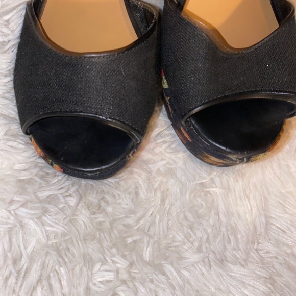 Shi by Journey’s Floral Wedge Heels UEC SZ 7.5 - Picture 9 of 10